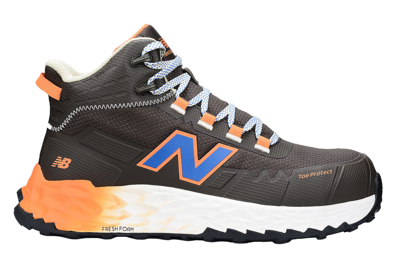 New Balance Cremorne Mid buty robocze czekoladowo pomarańczowe